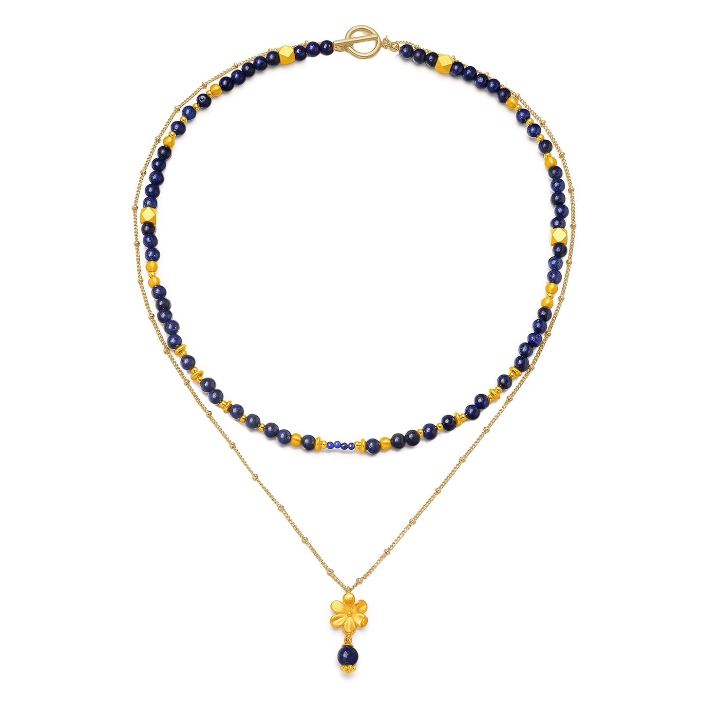 Indigo Bloom Necklace