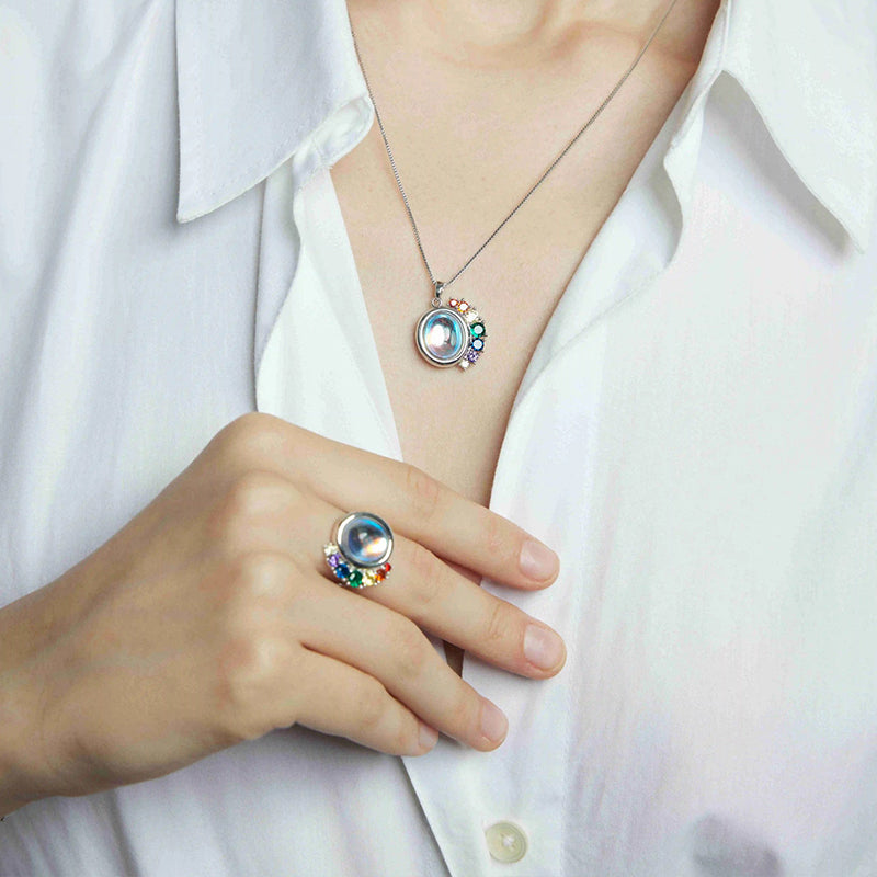 Rainbow Glow Necklace