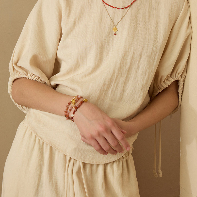 Persimmon Glow Necklace