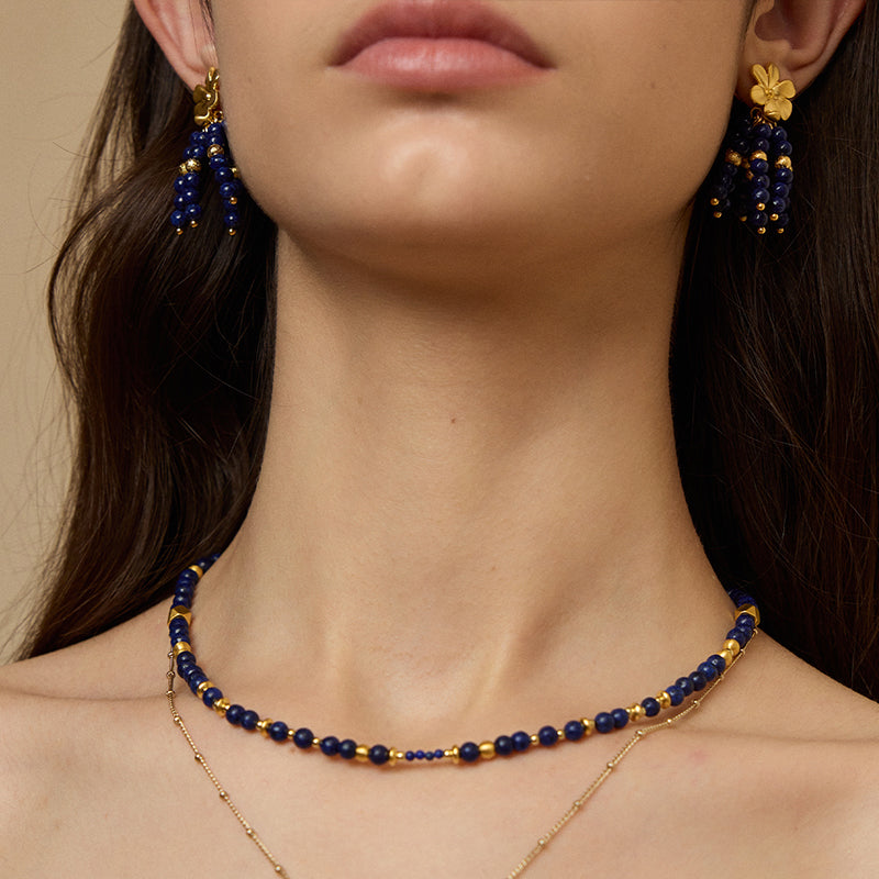 Indigo Bloom Earrings