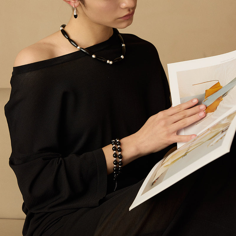 Bountiful Onyx Necklace