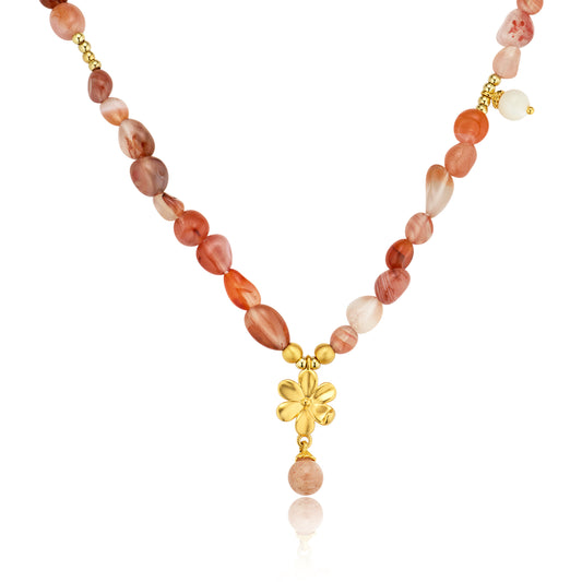 Persimmon Glow Necklace