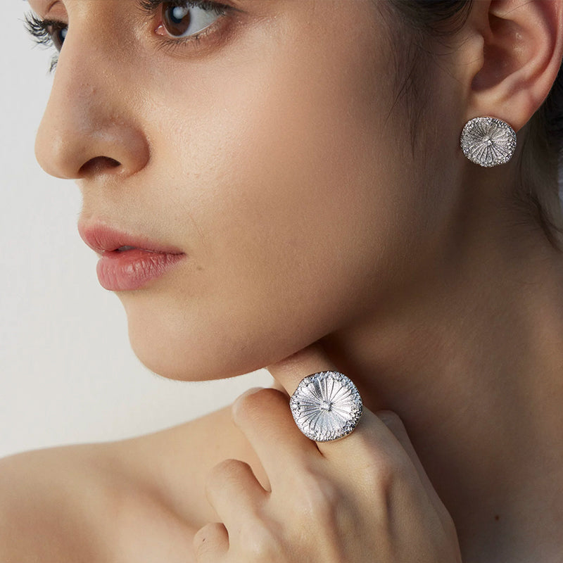Lotus Leaf Earrings