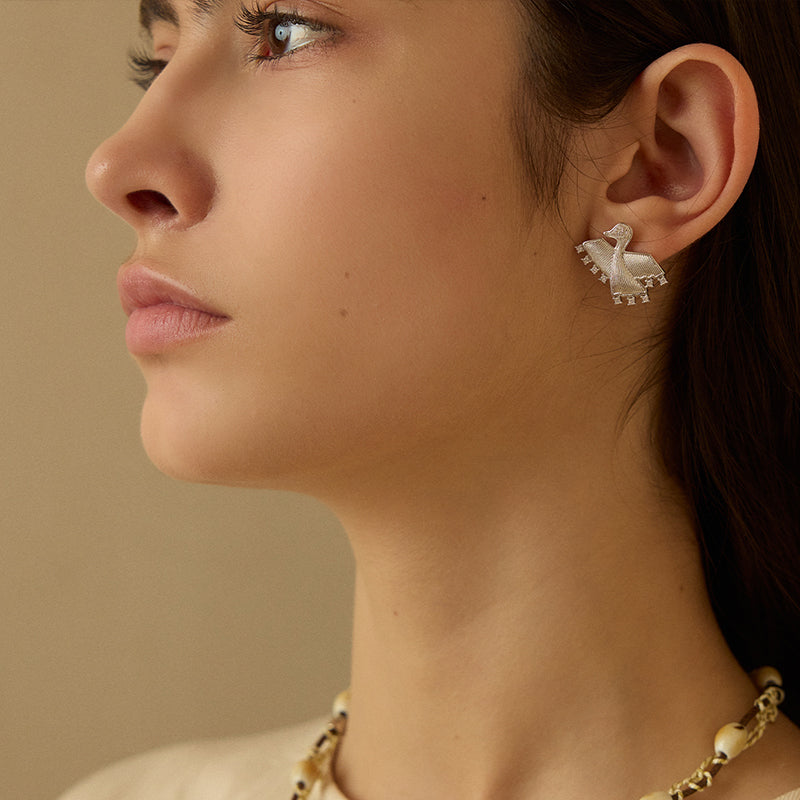 Luminous Bird Earrings