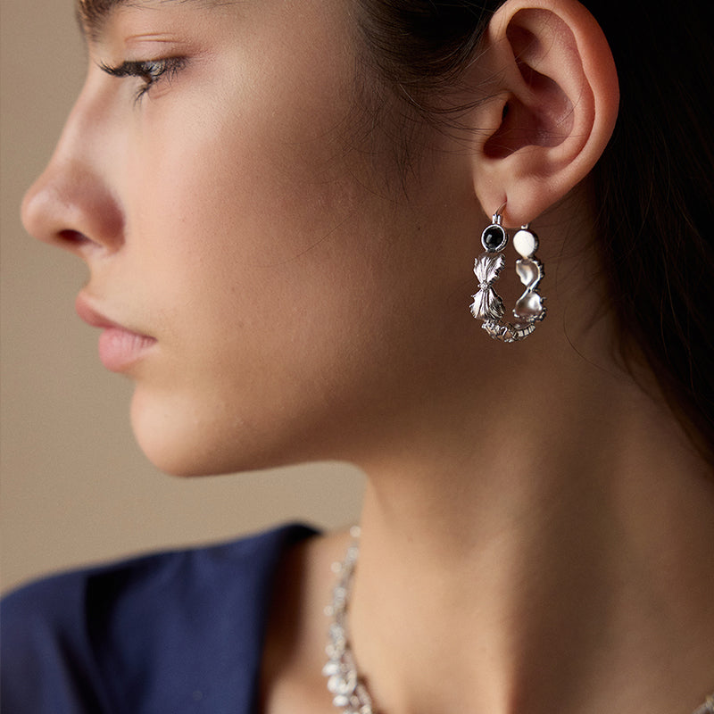 Ethereal Leaf Hoops