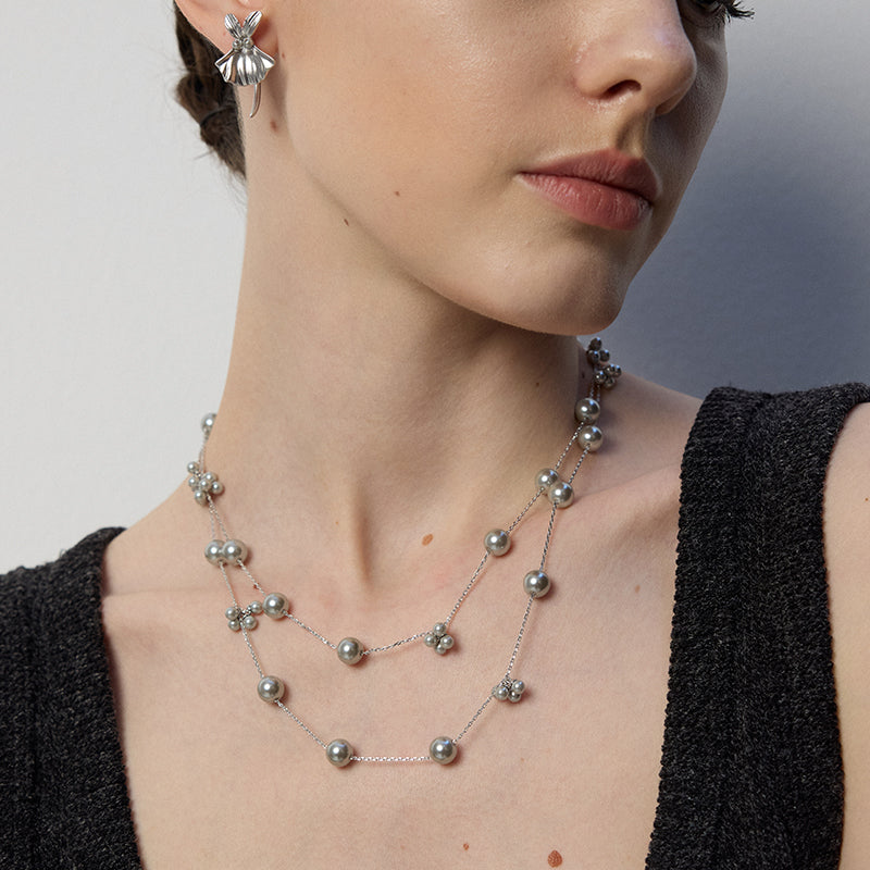 Utricularia Gibba Gypsophila Necklace