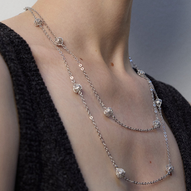 Long Groundcherry Necklace