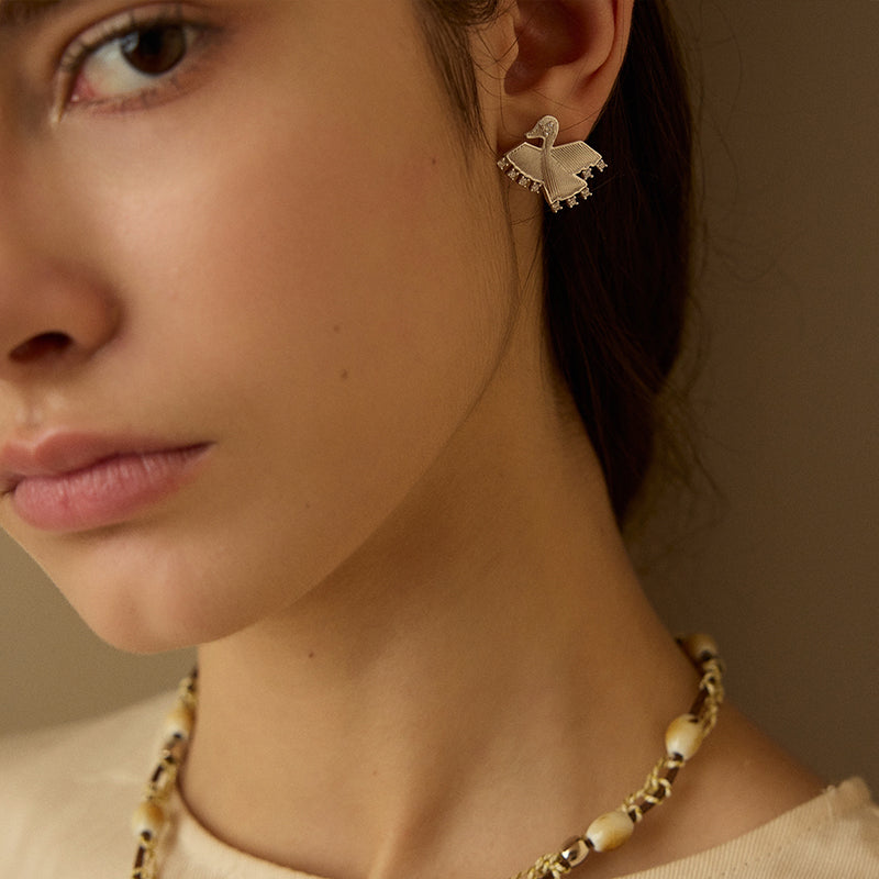 Luminous Bird Earrings