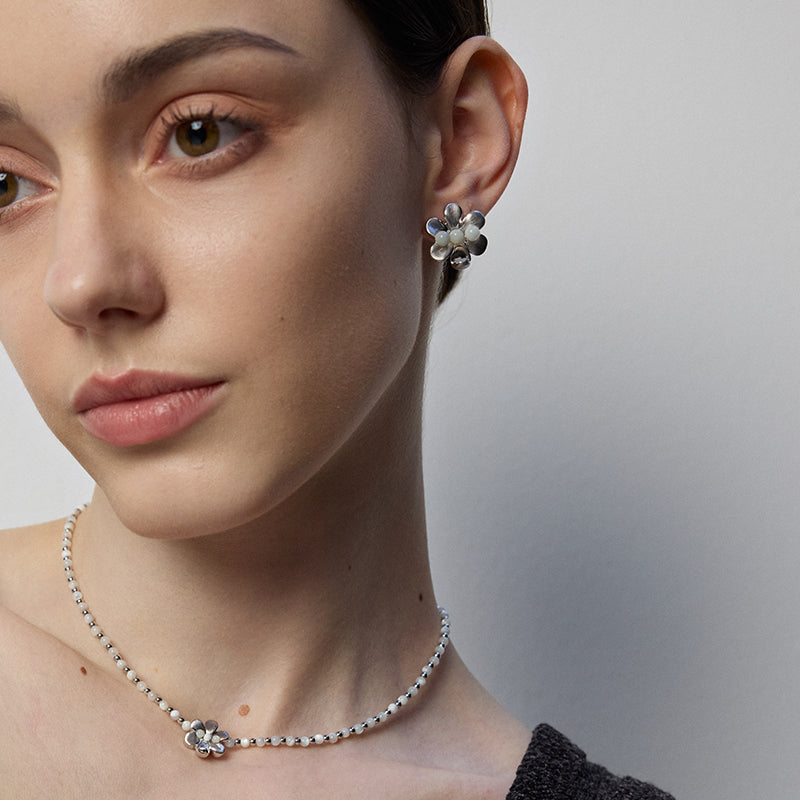 Twin Flower Earrings