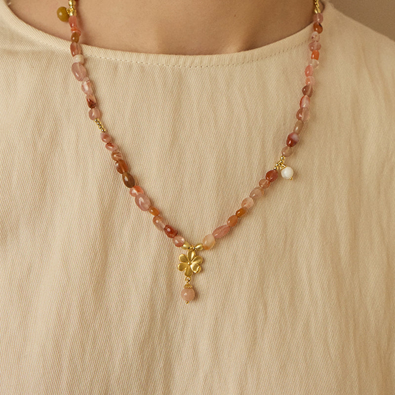 Persimmon Glow Necklace