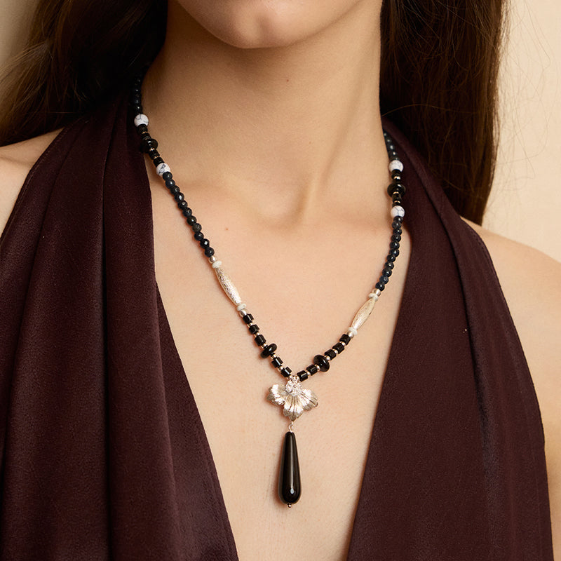 Twilight Leaf Necklace