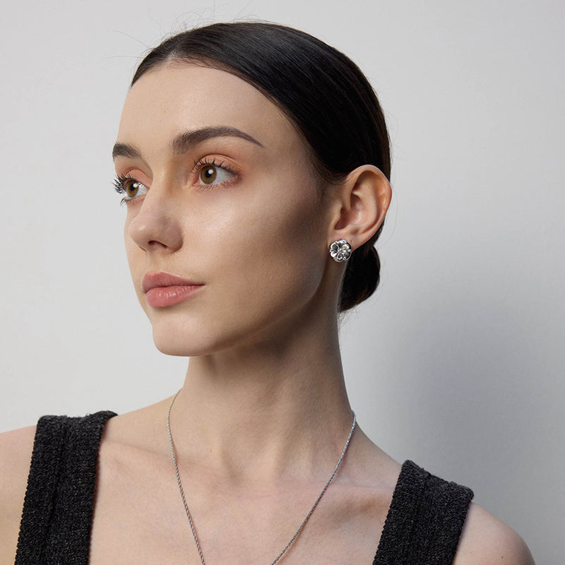 Persimmon Blossom Earrings