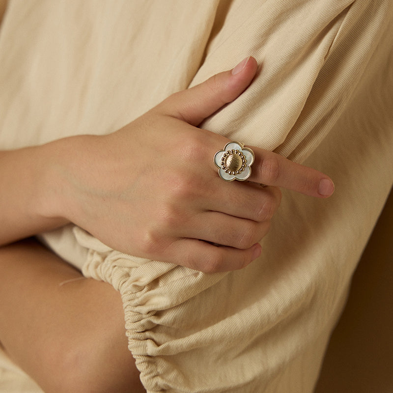 Shell Blossom Ring