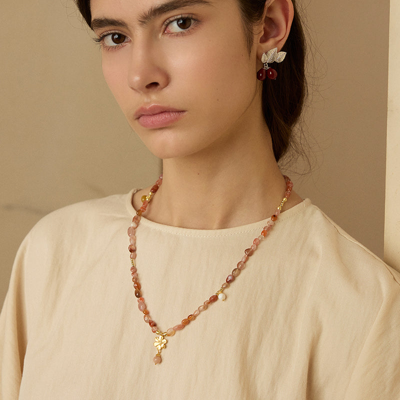 Persimmon Glow Necklace