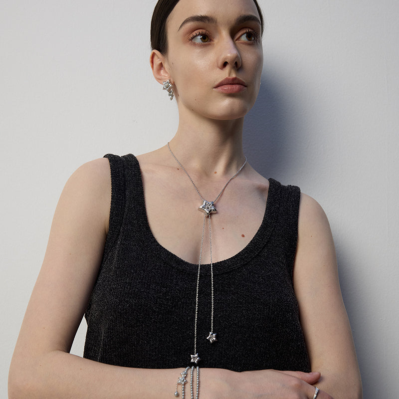 Star Whisper Drawstring Necklace