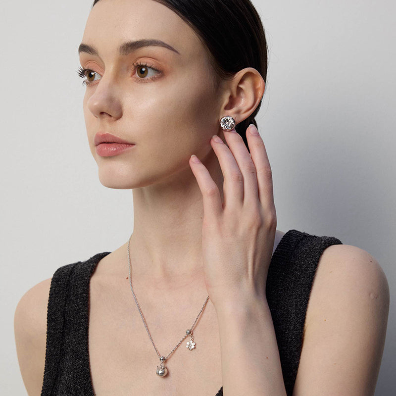 Persimmon Blossom Earrings