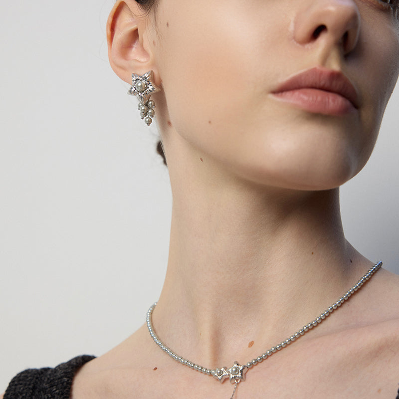 Star Whisper Pearl Earrings