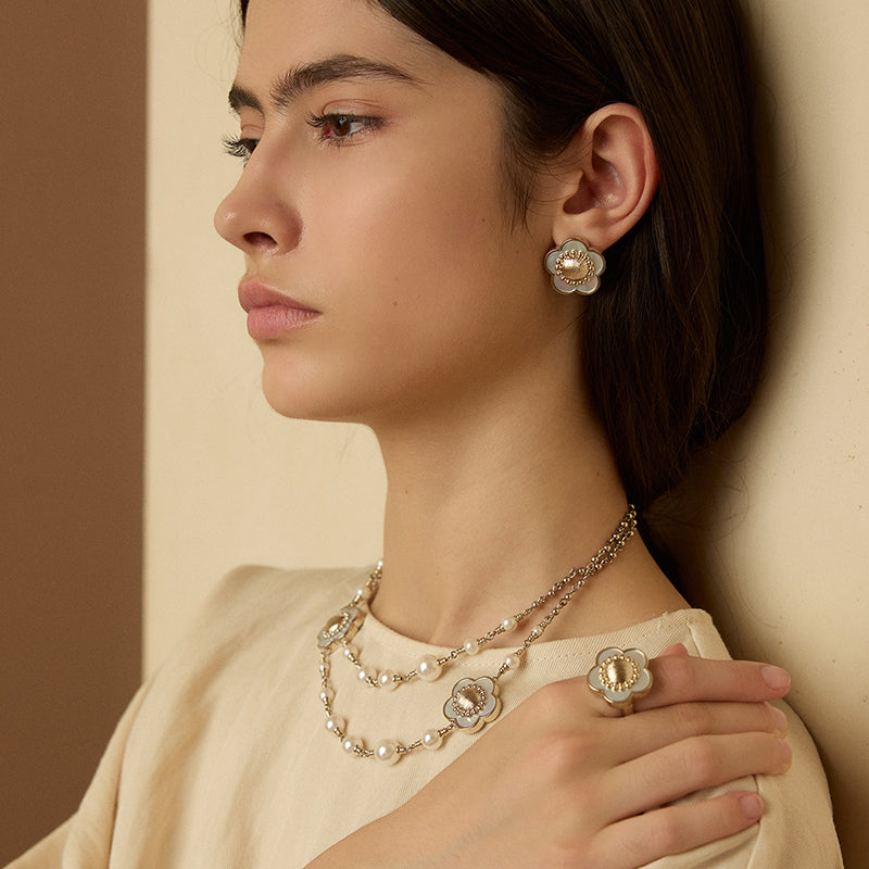 Shell Blossom Ring