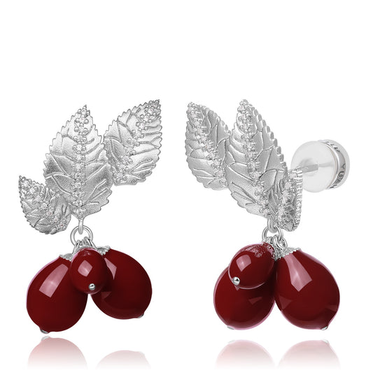Rosehip Charm Earrings