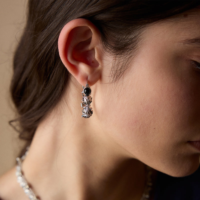 Ethereal Leaf Hoops