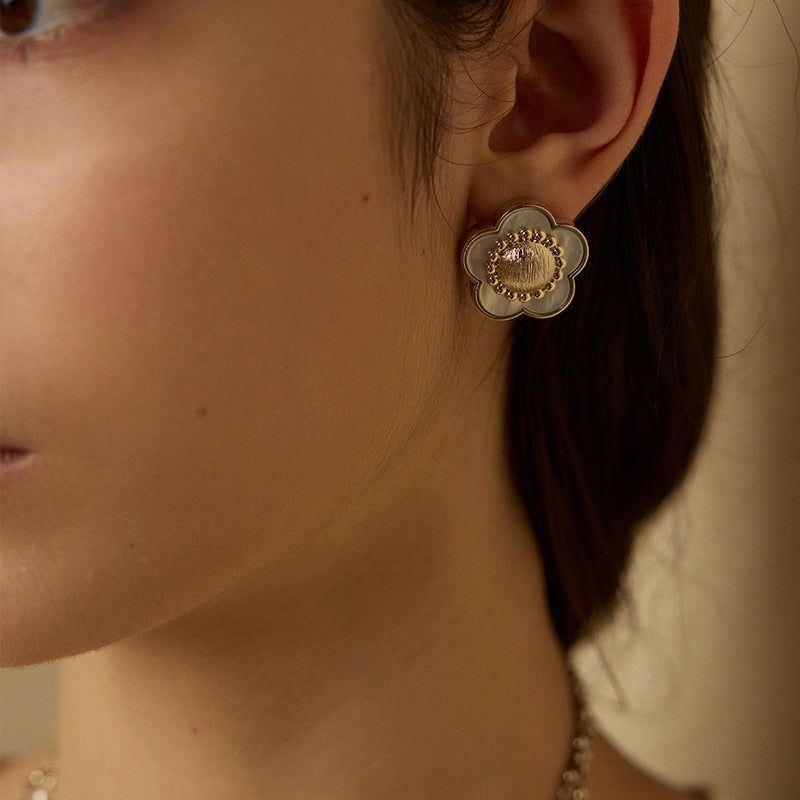 Shell Blossom Earrings