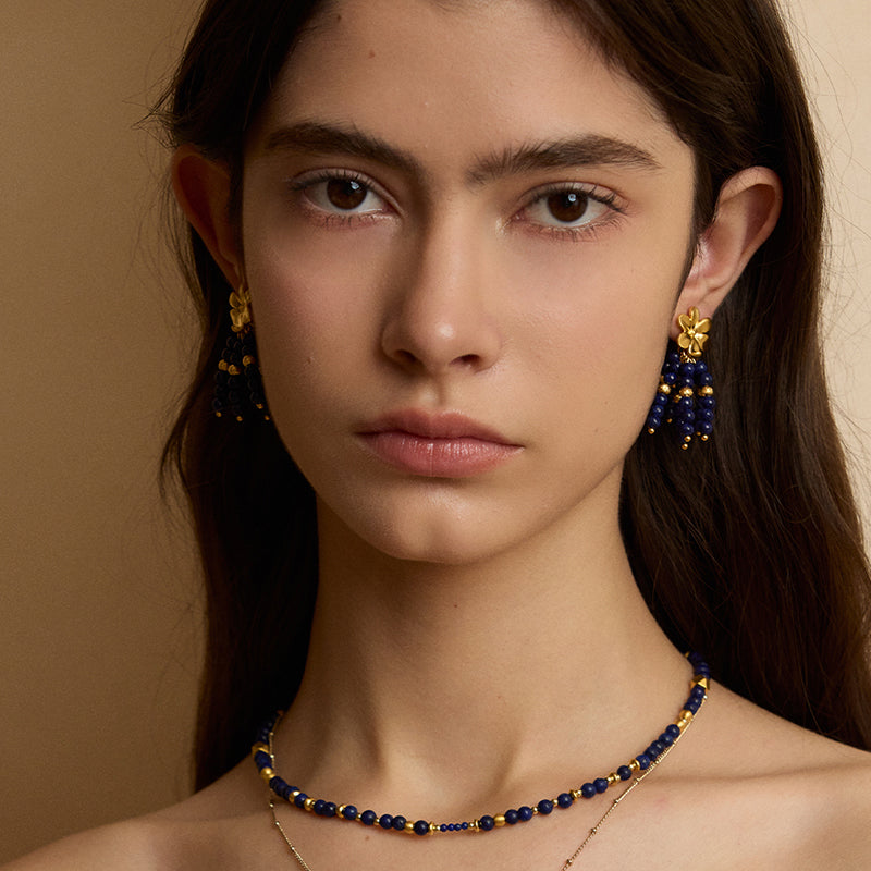 Indigo Bloom Earrings