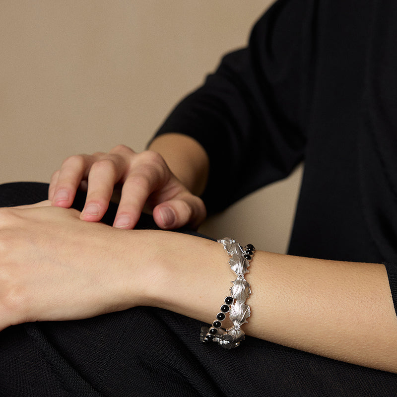 Branch Bloom Double-layer Bracelet