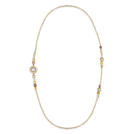 Flame Blossom Long Necklace