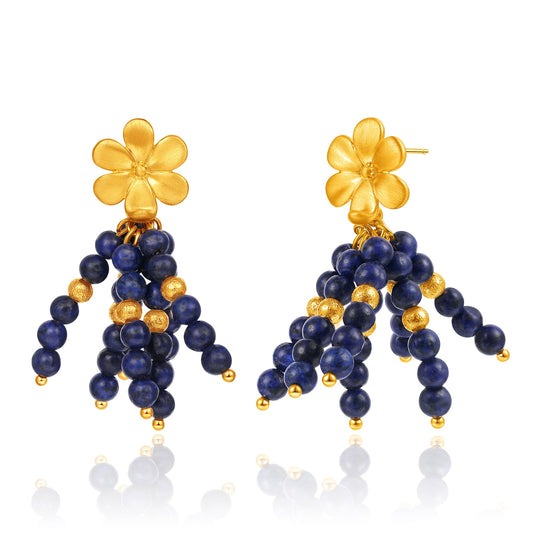 Indigo Bloom Earrings