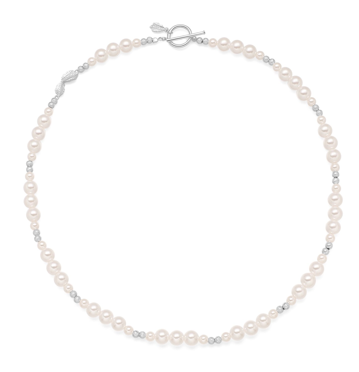 Pearl Leaf Necklace