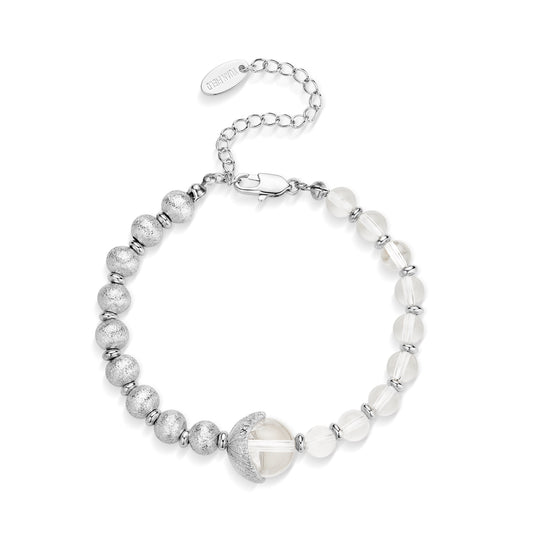 White Dew Beaded Bracelet