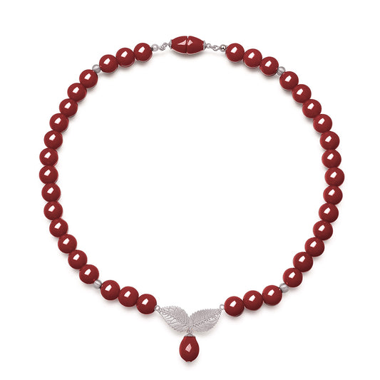 Rosehip Charm Necklace