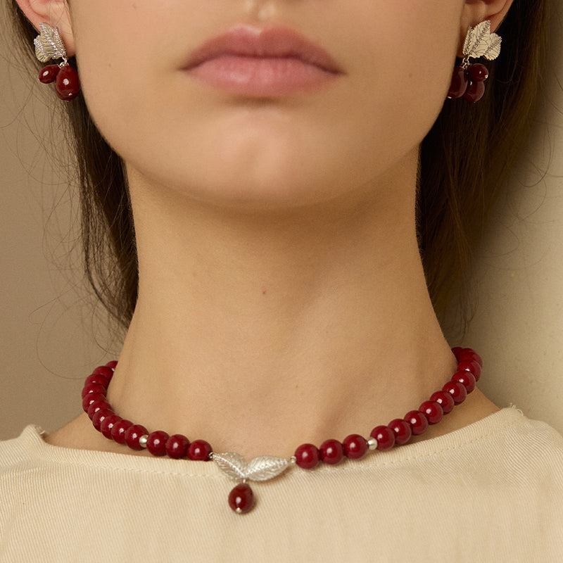Rosehip Charm Earrings