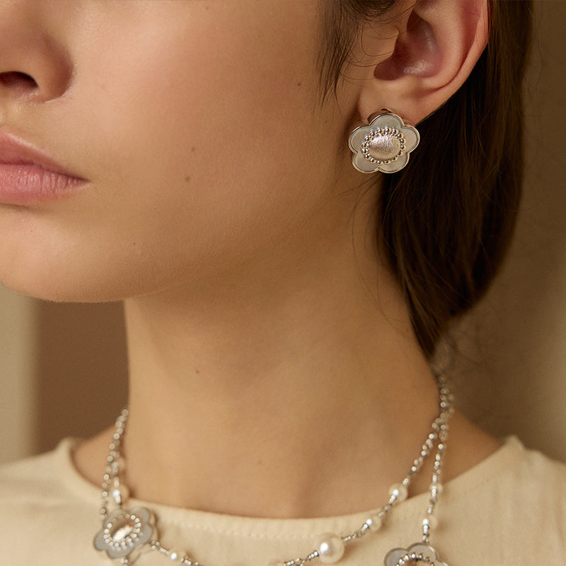 Shell Blossom Earrings