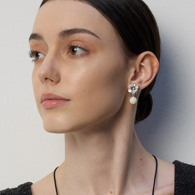 Falling Flower Earrings