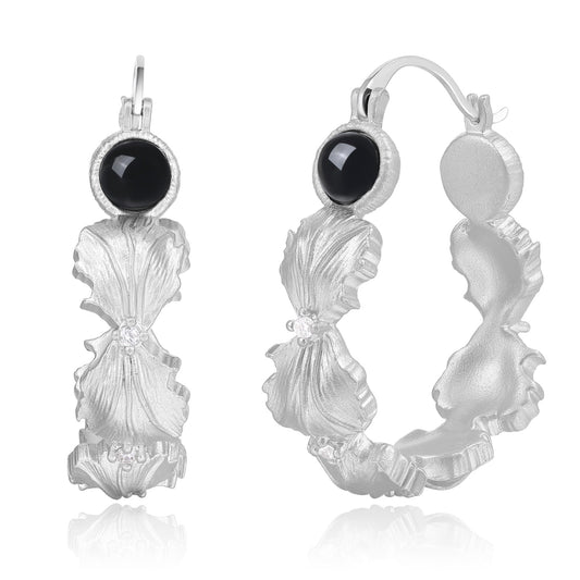 Ethereal Leaf Hoops