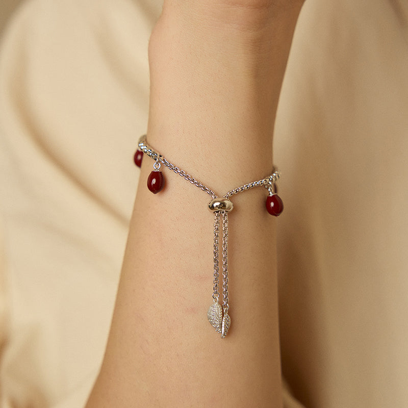 Rosehip Charm Bracelet