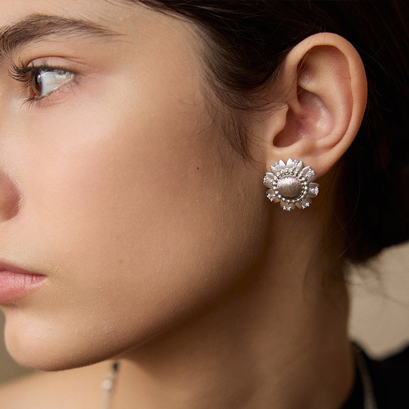 Flame Blossom Earrings