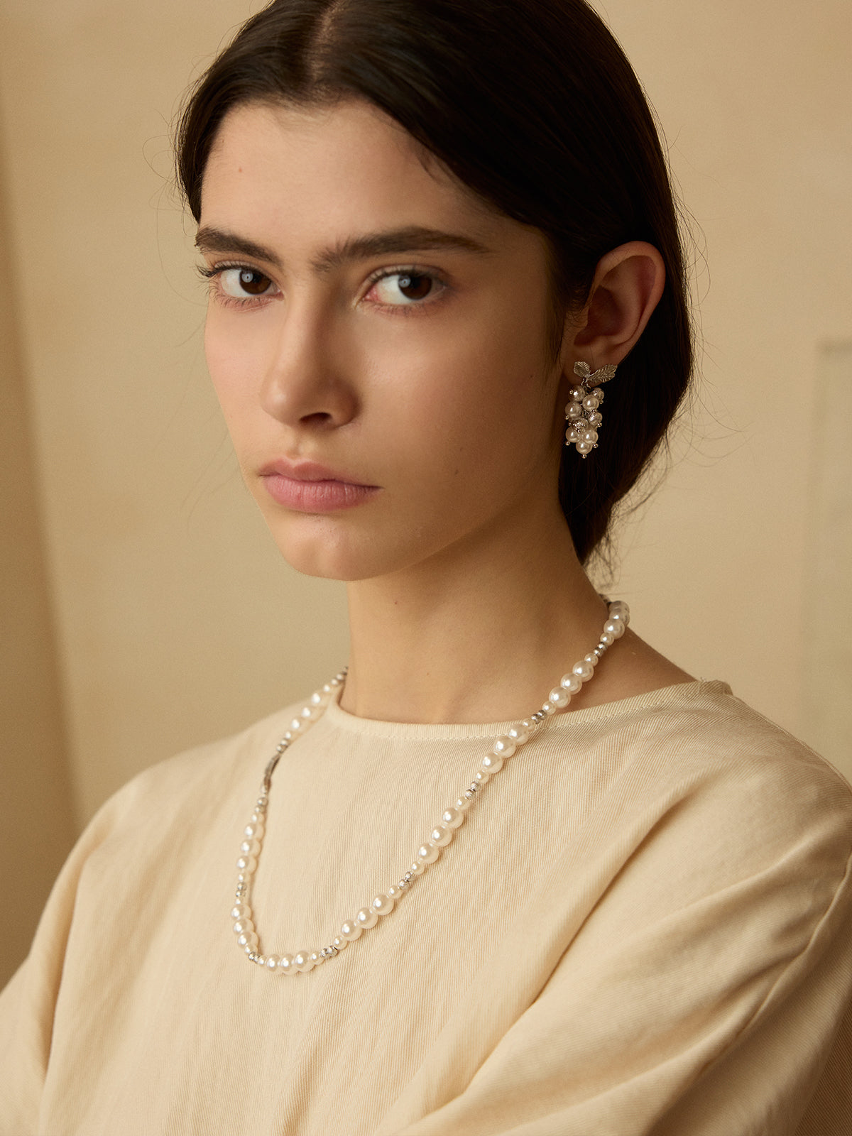 Pearl Leaf Necklace
