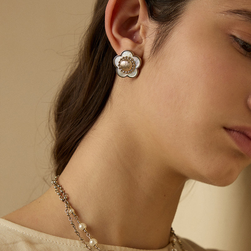 Shell Blossom Earrings