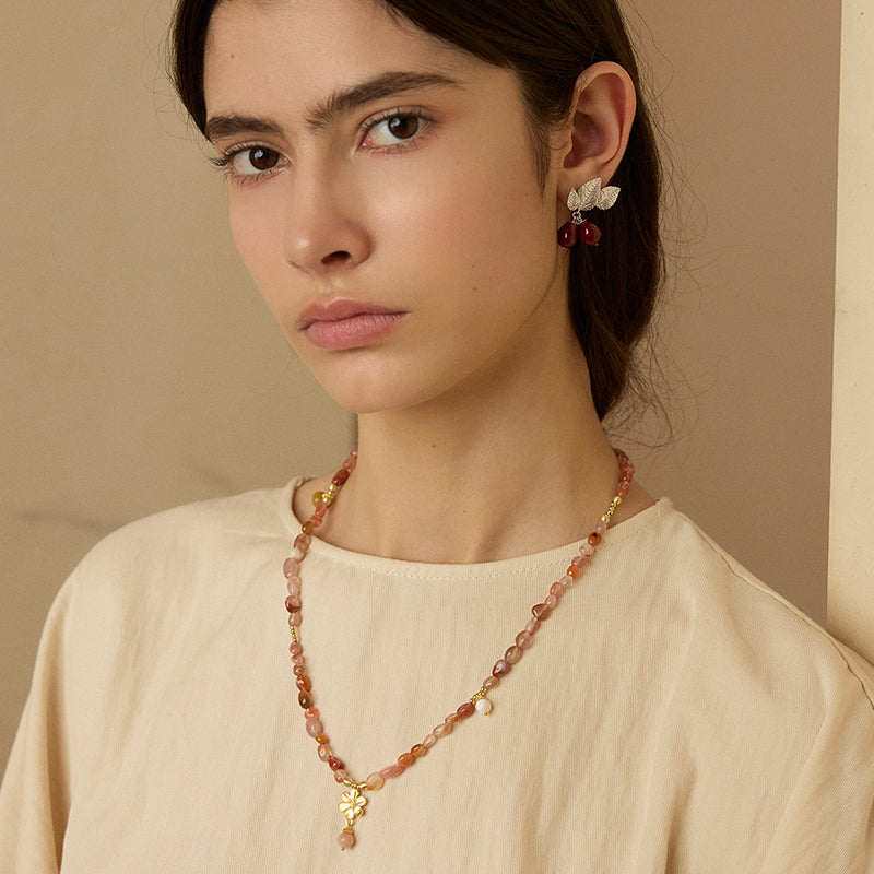 Rosehip Charm Earrings