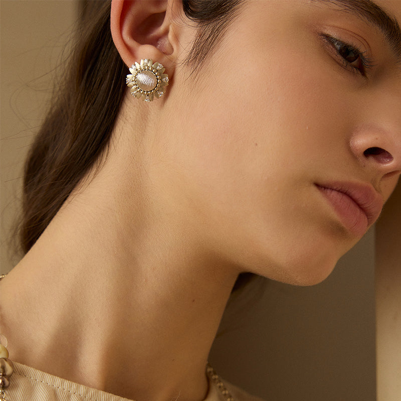 Flame Blossom Earrings