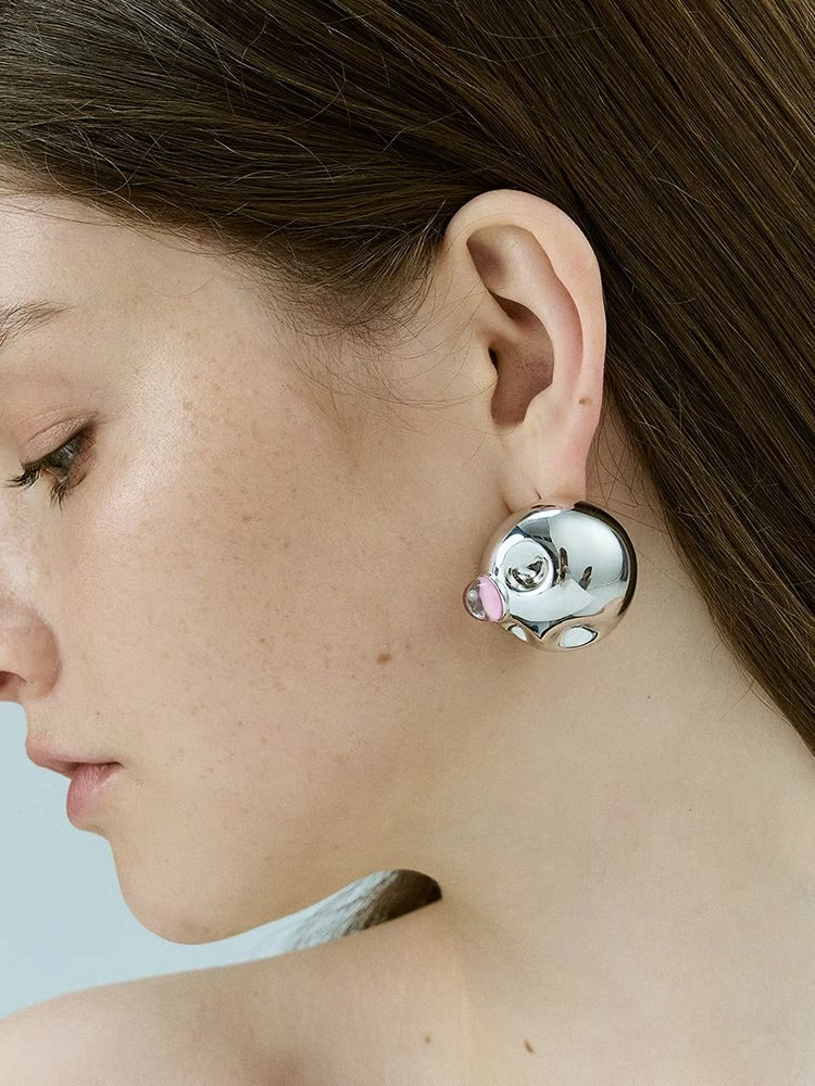 The Fluid Bubble Earrings